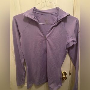 Nike Pro Lavender Quarer Zip